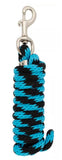 DuMOR 1224646 Polyester 10 ft. Durable Lead Rope with Bolt Snap - Blue/Black