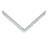 Hardware Essentials 851132 6 in. x 1-1/8 in. Corner Brace Steel Zinc, 1-Pack