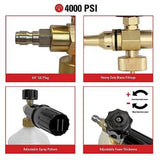 SIMPSON 80271 Adjustable Nozzle Pressure Washer Foam Cannon, 4,000 PSI