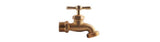 LDR Industries 020 7503 1/2" M.I.P. X 3/4" Hose Thread Brass Hose Bibb, Brown