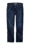 Carhartt 105119-H45 Men's Relaxed Fit Low-Rise 5-Pocket Jeans, Deep Creek,S34X34