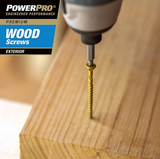 Hillman 48599 Power Pro Premium Exterior Bronze Wood Screws #9 x 2-1/2" 88-Pcs