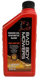 Bad Boy 085-6015-00 1 qt. Bad Boy 10W30 Synthetic Blend Engine Oil