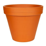 Border Concepts 800117 Frost-Resistant Terra Cotta Red Planter Pot, 10 in.