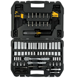 DeWALT DWMT73621 Metric/SAE Mechanics Tool Set with 72 Tooth Ratchet, 128 pc.