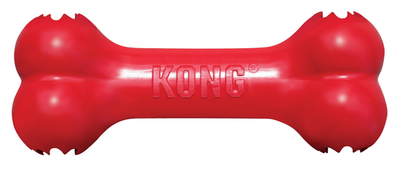 KONG 10011 Goodie Bone Dog Chew Toy, Medium, Red