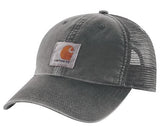 Carhartt 100286-476 Men's Adjustable Canvas Mesh-Back Cap, Gravel, One Size