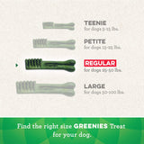 Greenies Original 10229571 Dental Care Oral Chews Regular Dog Treats, 36-Pack