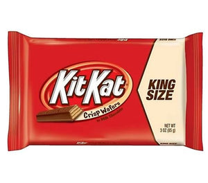 Hershey's 10234 Milk Chocolate Kit Kat Crisp Wafers King Size, 3 oz, 1-Pack