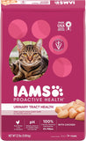 Iams Adult Urinary Tract Healthy Dry Cat Food with Chicken Cat Kibble, 22lb. Bag