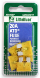 Littelfuse 0ATO020.VP ATO 20A Blade Fuses, 5 pc.