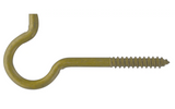 Hardware Essentials 322604 Durasteel Ceiling Hook, Gold, Flagged, #3x4-1/8" 1-Pc