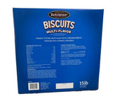 Retriever Biscuits 15 lb Beef, Chicken Turkey and Bacon Flavor Large Dog Treats