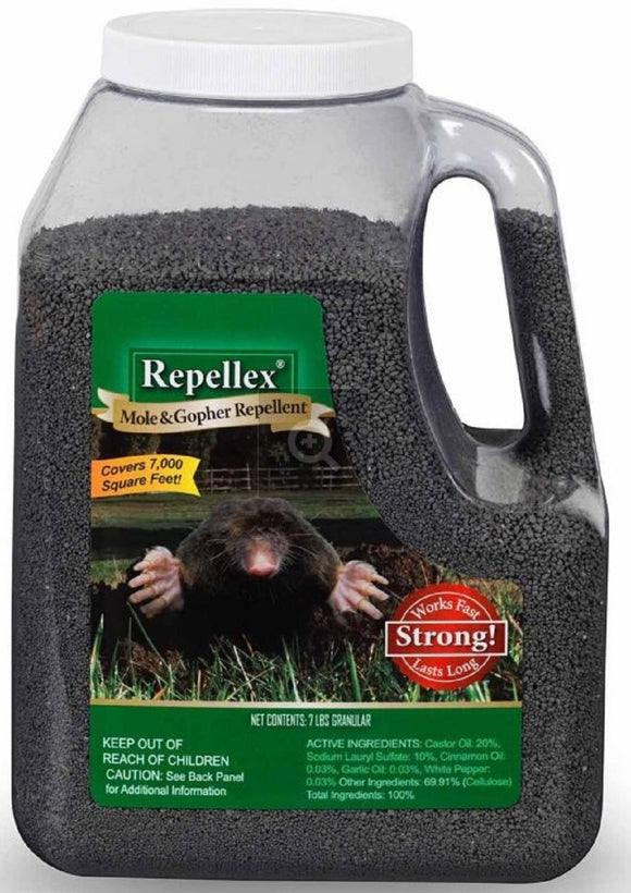 Repellex 10530 Outdoor Mole and Gopher Granular Repellent 7lb