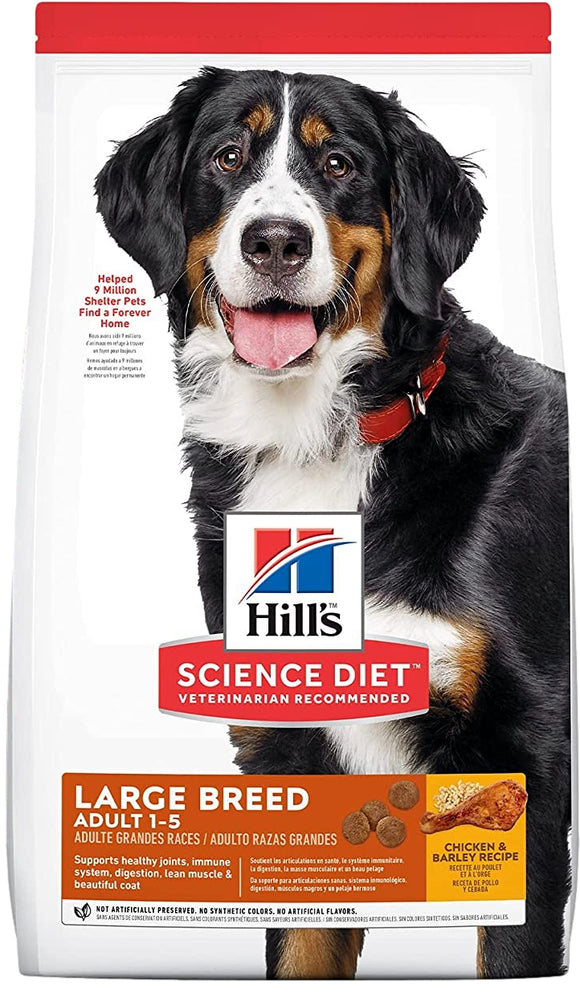 Hill's Science Diet 11003 35lb Large Breed Adult Chicken and Barley Dry Dog Food