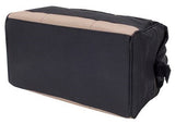 CLC 1165 16" Heavy Duty Polyester BigMouth Black Tote Bag with 22 Pocket, Large