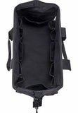 CLC 1165 16" Heavy Duty Polyester BigMouth Black Tote Bag with 22 Pocket, Large
