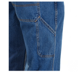 Blue Mountain FMB-1503 Men's Relaxed Fit Denim Utility Jeans/Medium Wash/S38x30