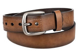 Dickies 11DI02X001 Men's Synthetic Leather Casual Logo Patch Belt, Tan, Size 2XL