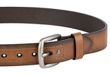 Dickies 11DI02X001 Men's Synthetic Leather Casual Logo Patch Belt, Tan, Size 2XL