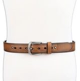 Dickies 11DI02X001 Men's Synthetic Leather Casual Logo Patch Belt, Tan, Size 2XL
