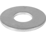 Hillman 880772 M16 Class 8 Metric Flat Washers, Zinc-Plated Steel, 2-Pack