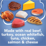 Friskies Savory Beef, Turkey, Tuna, Chicken and Salmon Shreds Wet Cat Food