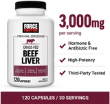 Primal Origins Beef Liver - 3,000 MG per Serving (120 Capsules)