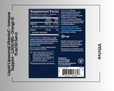Liquid Liposomal VitaminC - Immune Support - 1,000 MG - Orange (5 fl.oz/30 Serv)
