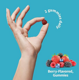 Herbals Stress Relief Gummies - Supports Mood & Stress, Berry Flavor, 60 Gummies