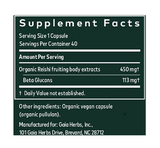Organic Reishi Mushroom for Longevity Support (40 Capsules)
