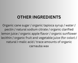 Organic Aloe Vera Gummies - Digestion & Intestinal Health - Apple - 60 Gummies