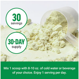 Smarter Greens Superfoods + Energy Pwd - Boosts Vitality - Lemon-Lime (30 Serv)