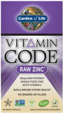 Vitamin Code Raw Whole Food Zinc (60 Vegan Capsules)