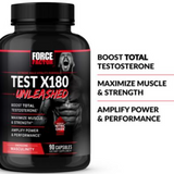 Test X180 Unleashed - Boost Testosterone & Maximize Muscle & Strength (90 Caps)