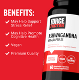 Ashwagandha - Stress Management & Cognitive Wellness - 600mg (60 Capsules)