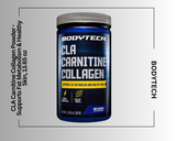 CLA Carnitine Collagen Powder - Supports Fat Metabolism & Healthy Skin, 13.65 oz