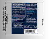 Liquid Liposomal VitaminD3 & K2 - Supports Immune, Cardio & Bone Health, 4 fl.oz