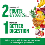 Smarter Greens Superfoods + Digestion Pwd - Detox&Digest - Pomegranate (30 Serv)