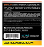 Gorilla Mode Pre-Workout Formula - White Gummy Bear (1.78 Lbs. / 40 Servings)
