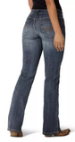 Wrangler 09MWZAH - Classic Fit Mid-Rise Premium Mae Patch Jeans, AH Wash, 3x32