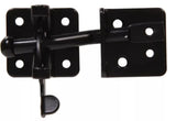 Hardware Essentials 852688 Cd Self Adjustment Gate Latch Black, 852688