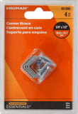 Hardware Essentials 851090 Cd-Corner Brace 3/4X1/2 Zinc
