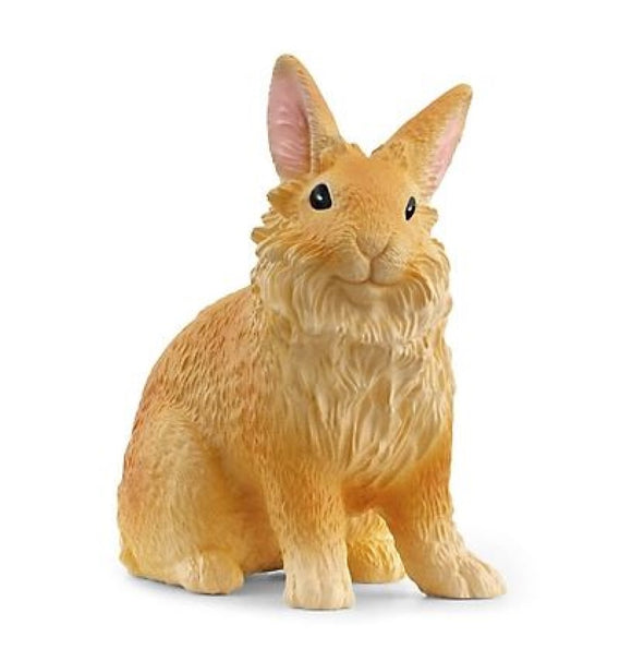 Schleich 13974 Educational Realistic Lionhead Rabbit Farm Animal Toy Beige