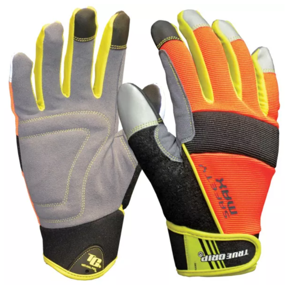 True Grip 9844-23 Safety Max Glove, Synthetic Leather