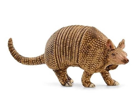 Schleich 14874 Educational Realistic Armadillo Wildlife Toy Beige