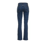 Blue Mountain YLB10281 Women's Relaxed Fit 5-Pocket Straight Jeans/Atlantis/S14