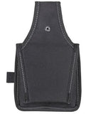 CLC 1501 Polyester 4-Pocket Black Tool Holder with Cell Phone Holder
