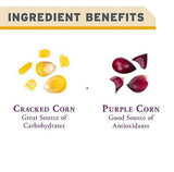 DuMOR 15358 Cracked Corn with Purple Corn Chicken Poultry Feed Supplement, 10 lb