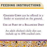 DuMOR 15358 Cracked Corn with Purple Corn Chicken Poultry Feed Supplement, 10 lb